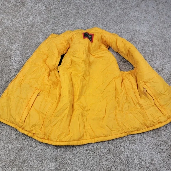 Abercrombie Fitch Women's Size Small Olive Green Quilted Reversible Puffer Vest - Picture 6 of 6